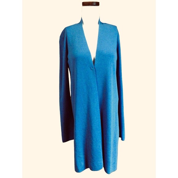 NEW WOT EILEEN FISHER Superfine Merino Wool Cardigan Sweater Sz XS - Picture 2 of 6